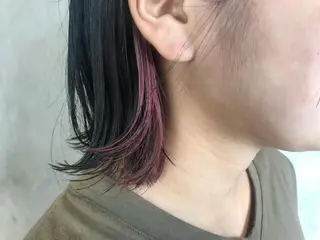 ショート カラー ヘアアレンジ stylist/蛯谷 珠里のヘアスタイル