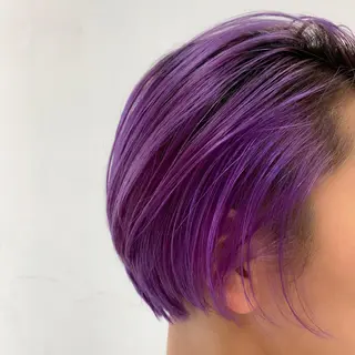 ショート カラー THE./ブリーチ 透感カラー/髪質改善のヘアスタイル