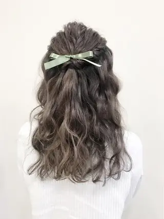 ロング ヘアアレンジ 沢田 瞳のヘアスタイル