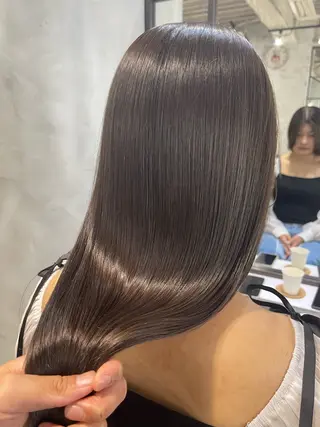 ミディアム 髪質改善／レイヤー /柔らかさ/清水のヘアスタイル