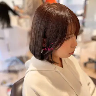 ミディアム L by first所属・ヘアスタイリスト 🔥aikoのヘアスタイル
