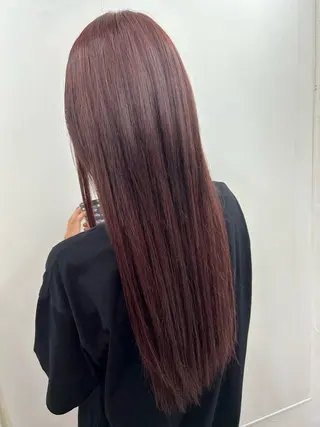 ロング カラー 下妻 カラーエクステ難波のヘアスタイル