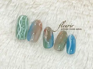 ネイル フルリール 【プライベートサロンのネイルデザイン