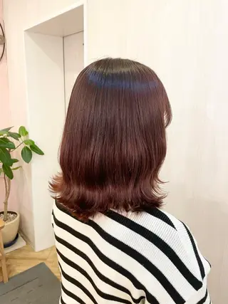 ミディアム カラー ヘアアレンジ ダブルカラー/ レイヤー🍒齋藤 澪のヘアスタイル