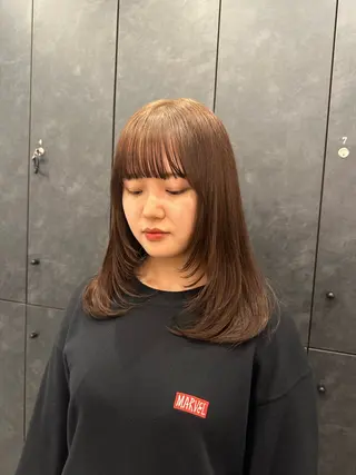 ミディアム カラー 銀座/ヘアセット シマムラ ミホのヘアスタイル