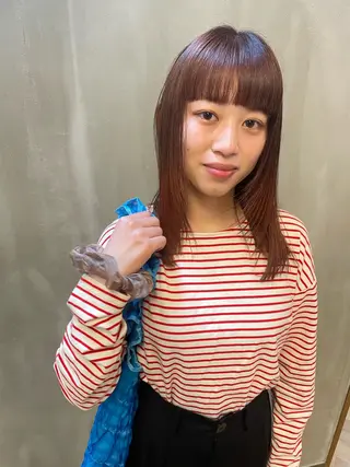 ミディアム カラー パーマ ヘアアレンジ メンズ tatsumi/ボブ ウルフ/レイヤーのヘアスタイル