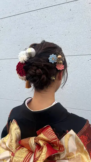 ヘアアレンジ 山口 玖瑠美のヘアスタイル