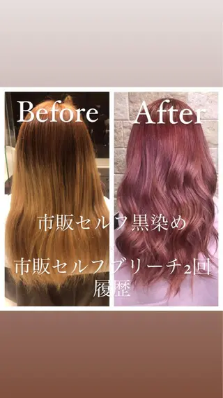 ミディアム カラー SEA BELLE YASUのヘアスタイル