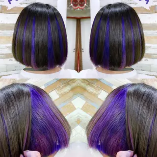 ショート カラー "PEPPU "所属・🌈推し色派手髪 ハイトーンShinのヘアスタイル