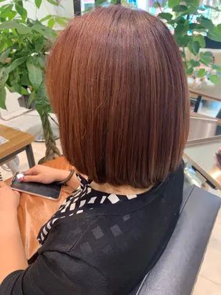 ミディアム 近 紗理奈のヘアスタイル