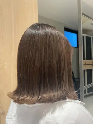 ミディアム カラー ヘアアレンジ 艶髪/ダークトーン 🩶丸山日向のヘアスタイル