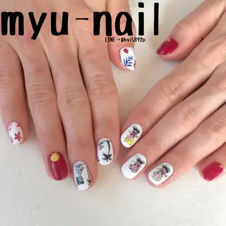 ネイル ホームサロン myu-nailのネイルデザイン