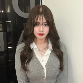 ミディアム サロウィン新宿三丁目East所属・💕冬モテ×上品色気 モテヘア💕山田航介のヘアスタイル