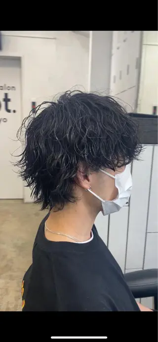 ショート パーマ メンズ dot.グループ指名 No.1橋本滉太のヘアスタイル