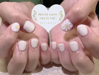 ショート ネイル プライベートサロン oceannailのネイルデザイン