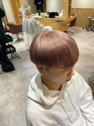 カラー メンズ メンズブリーチカラー /パーマ ごーた立川のヘアスタイル