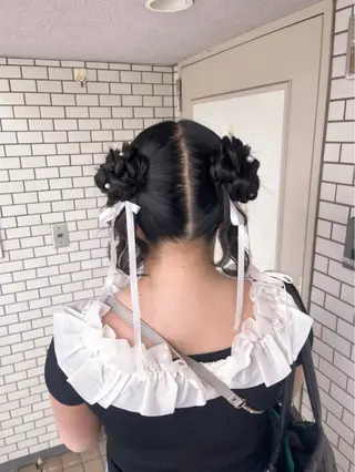 ヘアアレンジ 垢抜けヘアメイク🫧 JURI🪽のヘアスタイル