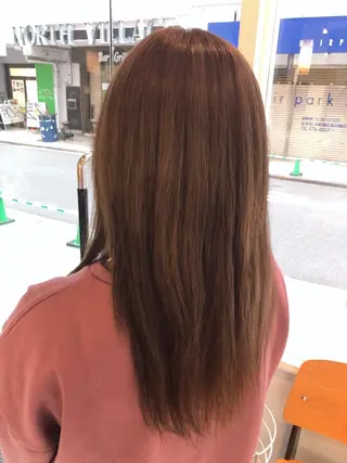 ロング カラー 阿部 美咲のヘアスタイル