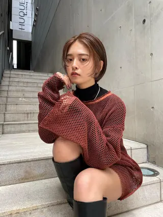 ショート カラー STUD hairsalon所属・STUD YUKIのヘアスタイル