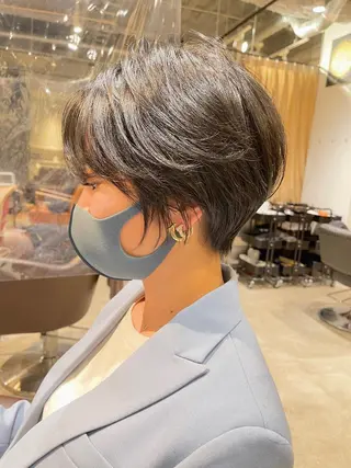 ショート ショートヘア💫 ハイトーン西田拓馬のヘアスタイル