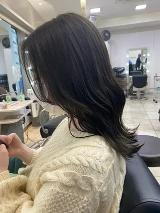 カラー 韓国レイヤー×モテ髪 /MITSUKI🤍のヘアスタイル