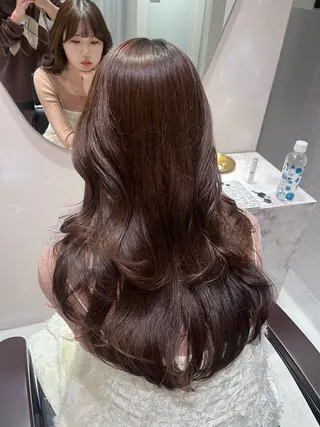 ロング カラー loulou所属・透明感カラー 💎飯塚ゆうきのヘアスタイル