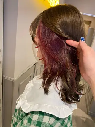 ロング カラー ダブルカラー/ 横浜/JURIのヘアスタイル