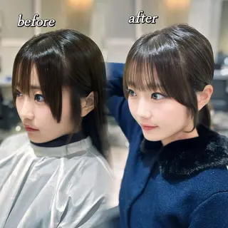 ロング カラー レイヤー‪✕‬前髪 顔周り特化💫ひかるのヘアスタイル