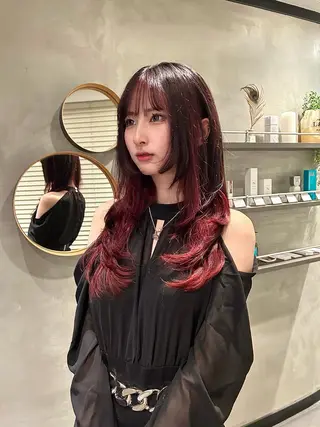 ロング カラー タナカ カナ🫧のヘアスタイル