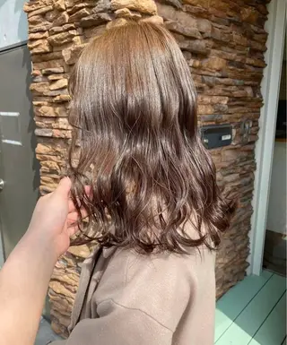 セミロング 美髪✨艶髪✨髪質改善 カラー特化❣辻本悠心のヘアスタイル