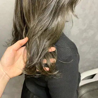 セミロング カラー chouette/ 根本優希のヘアスタイル