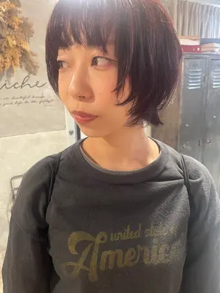 ショート さの あやねのヘアスタイル