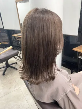 セミロング コトネ🫧 韓国風レイヤーカットのヘアスタイル