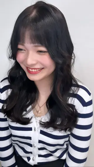 ロング カラー ダブルカラー 新宿のヘアスタイル