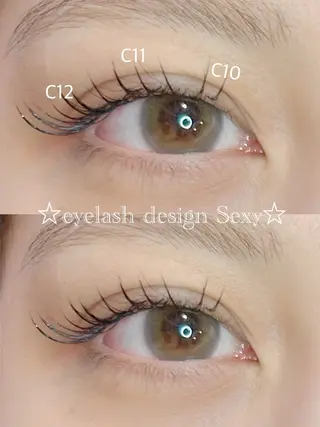 マツエク・マツパ AXSIA EYELASHのマツエク・マツパデザイン
