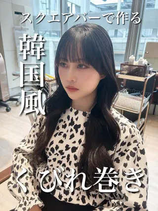 ロング 🎀大竹美侑／顔まわ りカット／レイヤーのヘアスタイル