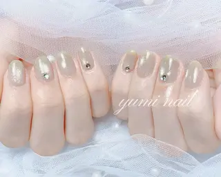 ネイル 𝐲𝐮𝐦𝐢🎀 長さ出しデザイン専門のネイルデザイン