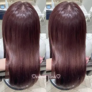 ミディアム カラー 菅村 緋莉🎀ガーリーヘアのヘアスタイル