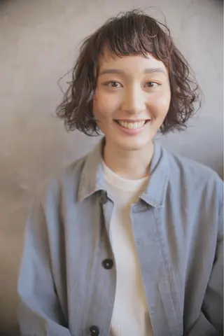ショート カラー パーマ 🧼柴田 健太郎🧼のヘアスタイル