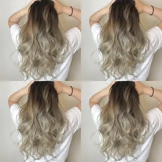 ミディアム カラー JILBLAN京都 ショート/ハイライトのヘアスタイル