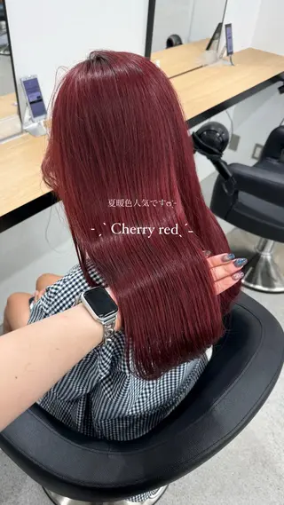 ロング カラー 暗髪🩶ラベンダー/ ブルー/ユウナ🤍のヘアスタイル