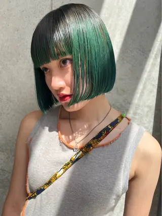 ミディアム yuuna/ ハッシュカット🎀のヘアスタイル