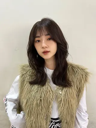 ロング 顔周り/レイヤー/ 透明感/あやか💕のヘアスタイル