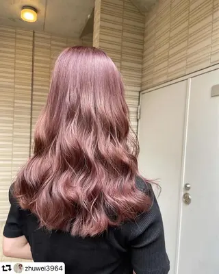 ロング カラー RAYS/レイズ/立川/立川南口所属・レイズ 立川のヘアスタイル