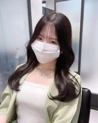 ロング カラー ヘアアレンジ DX SHARE SALON 原宿店所属・レイヤーカット/ 田中 しょうのヘアスタイル