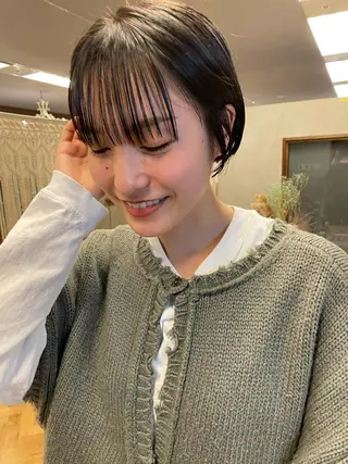 ショート カラー tatsumi/ボブ ウルフ/レイヤーのヘアスタイル