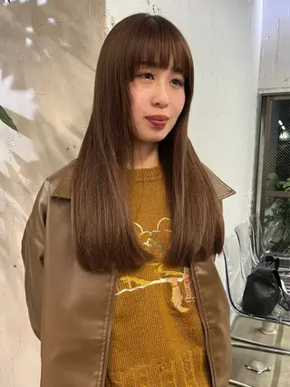 ロング ボブ× フェイスレイヤー🩰のヘアスタイル