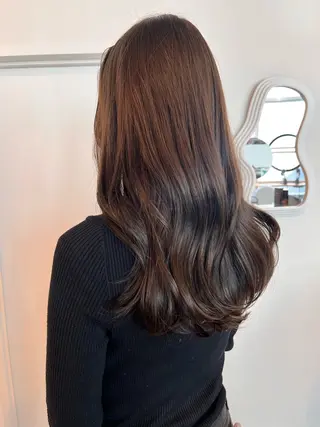 ロング カラー レイヤーカット/韓国 ヘア/ honokaのヘアスタイル
