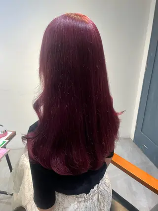 セミロング カラー ヘアアレンジ ･˚✧すずね˚✧* lucia(ルチア)のマツエク・マツパデザイン