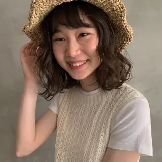 ミディアム カラー アンニュイヘア🪽 ayumiのヘアスタイル